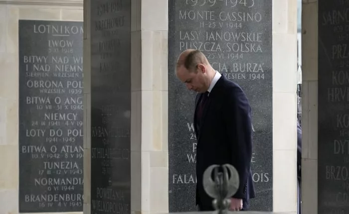 Prince William honors Poles who fell in past wars in Warsaw