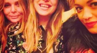 Say cheese! Stella McCartney, Dakota Johnson and Rita Ora pose for a fun snap, later added to Rita's Insrtagram account