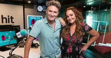 Kate Langbroek made the bombshell admission on Thursday she earned forty per cent less than her radio co-host Dave Hughes (pictured together) - despite doing the same work he did