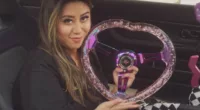 This car's heart-shaped steering wheel glow up is out of this world