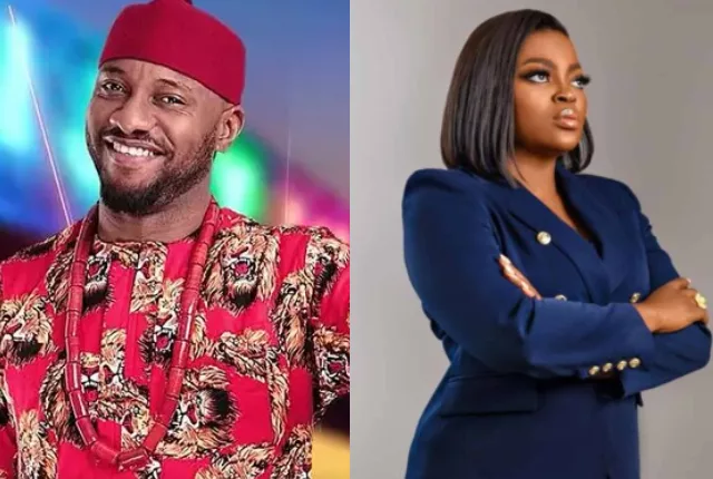 Your campaign pictures are part of your battle scars- Yul Edochie pens deep note to Funke Akindele after she deleted campaign photos