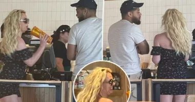 Britney Spears seen with mystery man after ditching wedding ring
