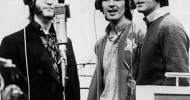 John Lennon, George Harrison, and Paul McCartney during The Beatles