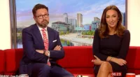 Awkward: Sally Nugent was left red-faced during Wednesday's episode of BBC Breakfast as she asked viewers to send in photos of their 'Chopper'
