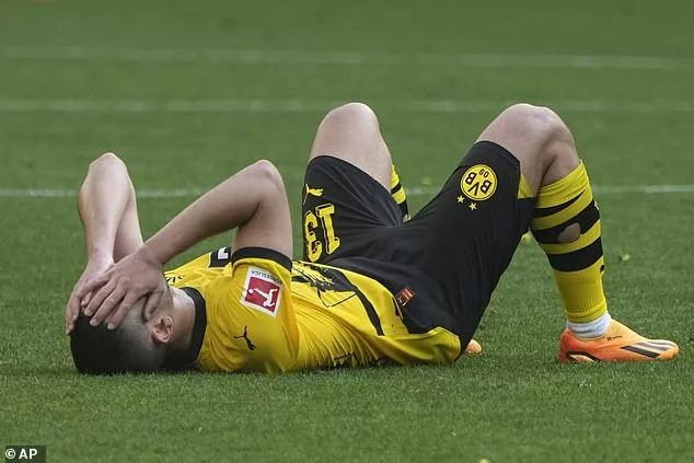 Raphael Guerreiro was left devastated after Borussia Dortmund missed out on the title