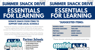 Donate snacks to 'Essentials for Learning' Summer Snack Drive in Minot