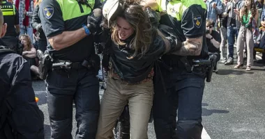 Dutch police have arrested more than 1,500 Extinction Rebellion activists as they blocked a main road in The Hague