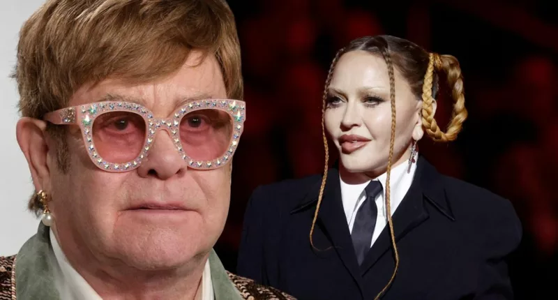 Elton John and Madonna