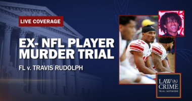 Ex-NFL player Travis Rudolph on trial for murder