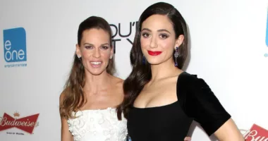 Hilary Swank, Emmy Rossum Have '3 A.M. Pumping Chats'