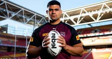 Queensland Origin enforcer David Fifita is adamant his girlfriend will be cheering him on - and wearing a Maroons jumper - when he runs out to play NSW on Wednesday
