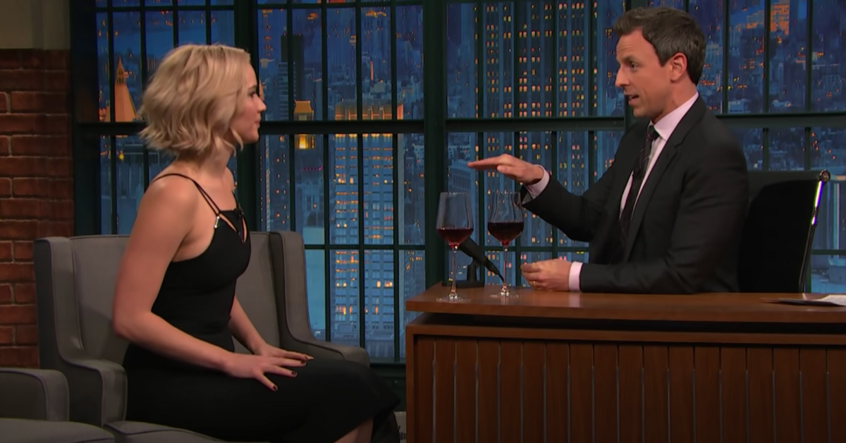 Jennifer Lawrence Revealed Her Crush On Seth Meyers During Their Interview And The Late Night 