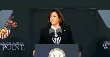 Kamala Harris delivers commencement address at West Point