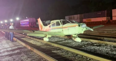 No injuries after plane makes emergency landing in Birmingham railroad yard