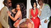 Offset jiggles, smacks Cardi B's thong-clad booty in NSFW Instagram video