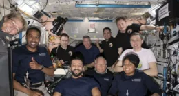 Private flight with 2 Saudi astronauts returns from space station with Gulf of Mexico splashdown