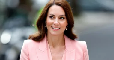 Kate Middleton appears at the Foundling Museum to meet those with lived experience of the care system, foster carers and adoptive parents to hear about their experiences on May 25, 2023.