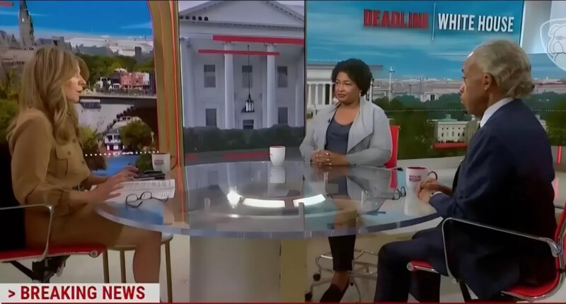 WATCH: MSNBC, Guests Stacey Adams & Al Sharpton Demand Republicans Condemn 'Ban' Story That Doesn't Exist