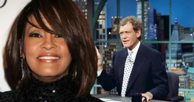 Whitney Houston and David Letterman