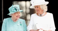 Queen Elizabeth II and Camilla Parker Bowles, whose former aide said she may wear bright colors to honor late queen at Royal Ascot, attend a Ceremonial Welcome in the Buckingham Palace Garden