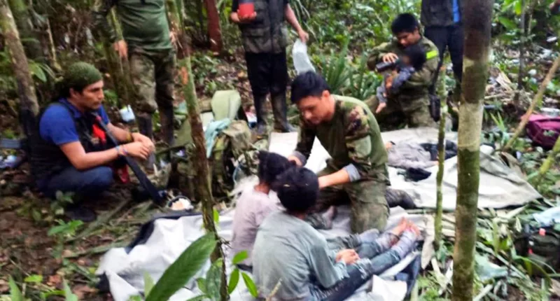 4 children, including baby, found after their plane crashed in Amazon jungle 40 days ago