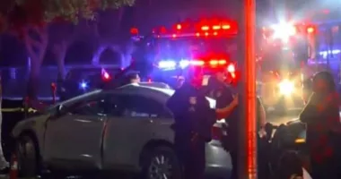 9 kids hurt, 1 adult dead in single car crash, Sacramento police say