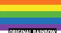 The original Rainbow pride flag which was first created in 1978