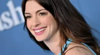 Anne Hathaway posing at the Global Premiere of Apple TV+'s "WeCrashed"