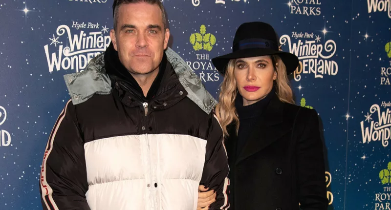 Robbie Williams and Ayda Field are still intimate