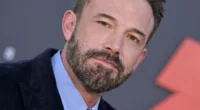 Ben Affleck posing at the premiere of his film 'Air'.