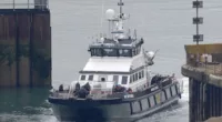 Up to 50 illegal migrants were escorted by UK Border Force officials into the Kent port today, a witness said, taking the provisional total to 10,188