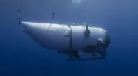 File image of the Titan submersible that has gone missing in the Atlantic Ocean