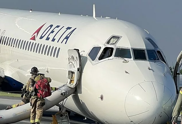 The Delta flight 1092, a Boeing 717, had taken off from Atlanta at 7.25am and was scheduled to land at Charlotte Douglas International Airport on Wednesday morning