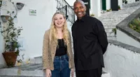 Denzel Washington and Dakota Fanning posing for 'The Equalizer 3' photocall.