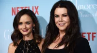 Alexis Bledel and Lauren Graham arrive at the premiere of Netflix's "Gilmore Girls: A Year In The Life" at the Regency Bruin Theatre