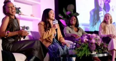 Kerry Washington, Gina Rodriguez, Janelle James, and Elle Fanning  at Variety's TV FYC Fest