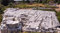 A mountain of thousands of PPE containers were dumped near a nature reserve, leaving councillors