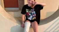 Magnolia Woodhead, 12, of Philadelphia, Pennsylvania, was visiting Cocoa Beach - near Orlando - for a gymnastic competition when she was bitten twice by a shark on Monday
