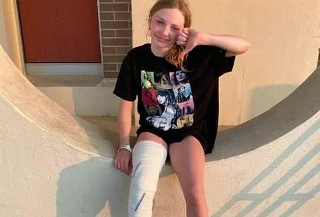 Magnolia Woodhead, 12, of Philadelphia, Pennsylvania, was visiting Cocoa Beach - near Orlando - for a gymnastic competition when she was bitten twice by a shark on Monday