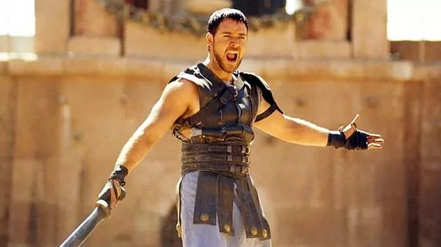Inferno: The set of Gladiator 2 was thrown into chaos after six crew members were injured in an unintended explosion, according to The Sun; Russell Crowe seen in Gladiator (2000)