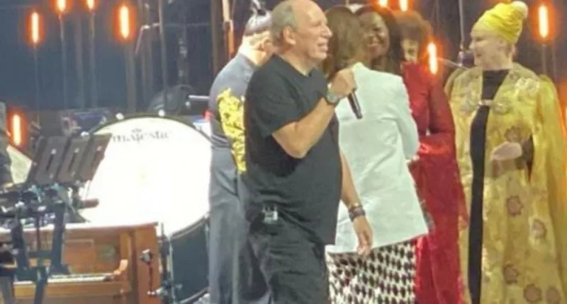 Hans Zimmer got engaged at The O2