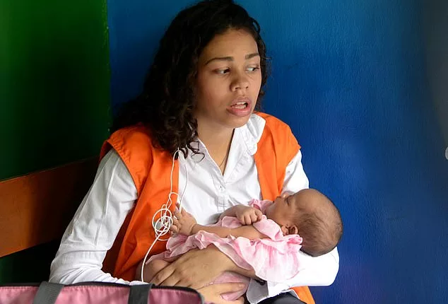 Earlier this month, Heather Mack, 27, pictured here with her prison-born child, announced that she was striking a deal with Illinois prosecutors