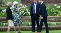 Prince Harry, who's said to have 'better relations' with Princess Diana's siblings than the royal family, stands with his maternal aunts and uncle