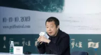 Chinese director Jia Zhangke at the Pingyao festival
