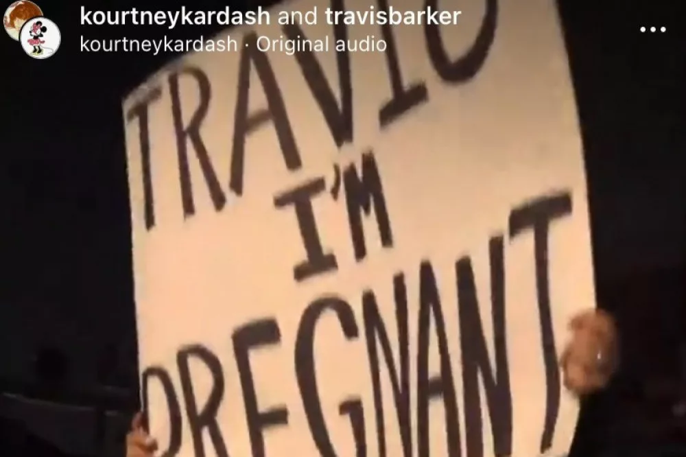 Kourtney Kardashian is pregnant [Instagram]