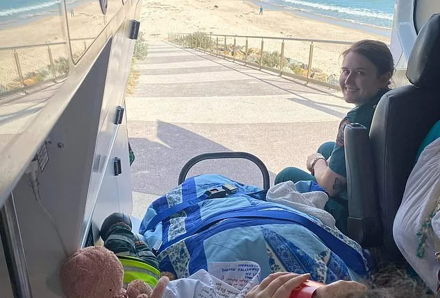 Lily Thai, 23, who will use euthanasia laws to end her own life this Wednesday, enjoyed an outing by the beach eating McDonalds with her friend and paramedic, Danika Pederozolli