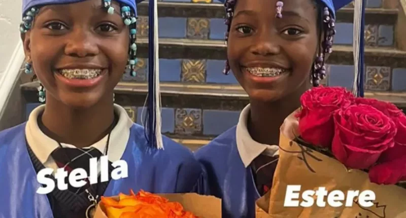 Madonna has hailed her twin daughters “Kweens” at their elementary school graduation