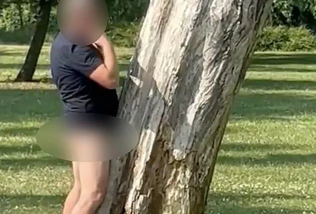 Police were called to the odd encounter in Queen Elizabeth Gardens, Salisbury, Wiltshire