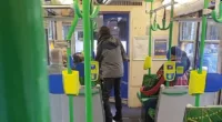 A man has been tasered by police after he boarded a tram and allegedly threatened to kill his fellow passengers while armed with a knife (pictured)