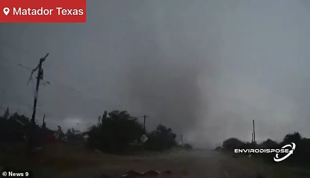 A massive tornado ripped through a Texas town on Wednesday night and killed four people with another 10 injured